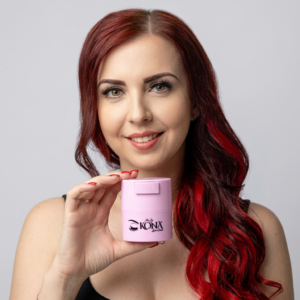 Contenedor para Adhesivo de Extensiones de Pestañas - Almacenamiento Seguro